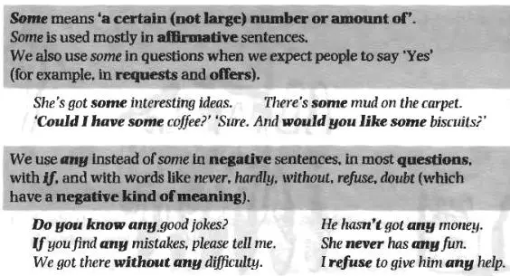 some-and-any 1. some-any