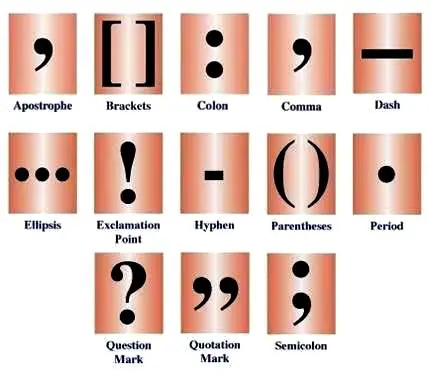 запятая в английском. знаки препинания.