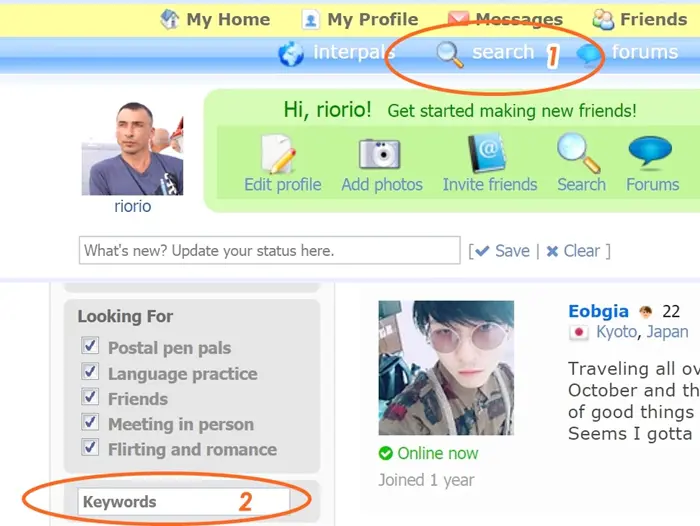 где искать друзей по переписке на английском