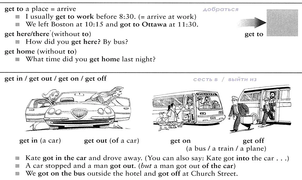 3 логика глагола get 3