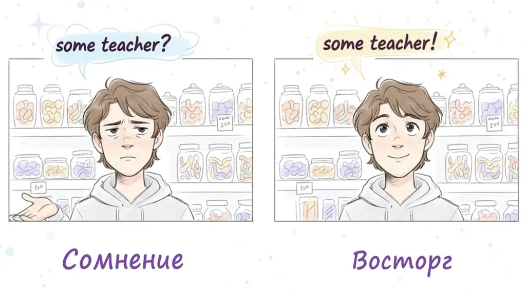 some имеет два противоположных значения